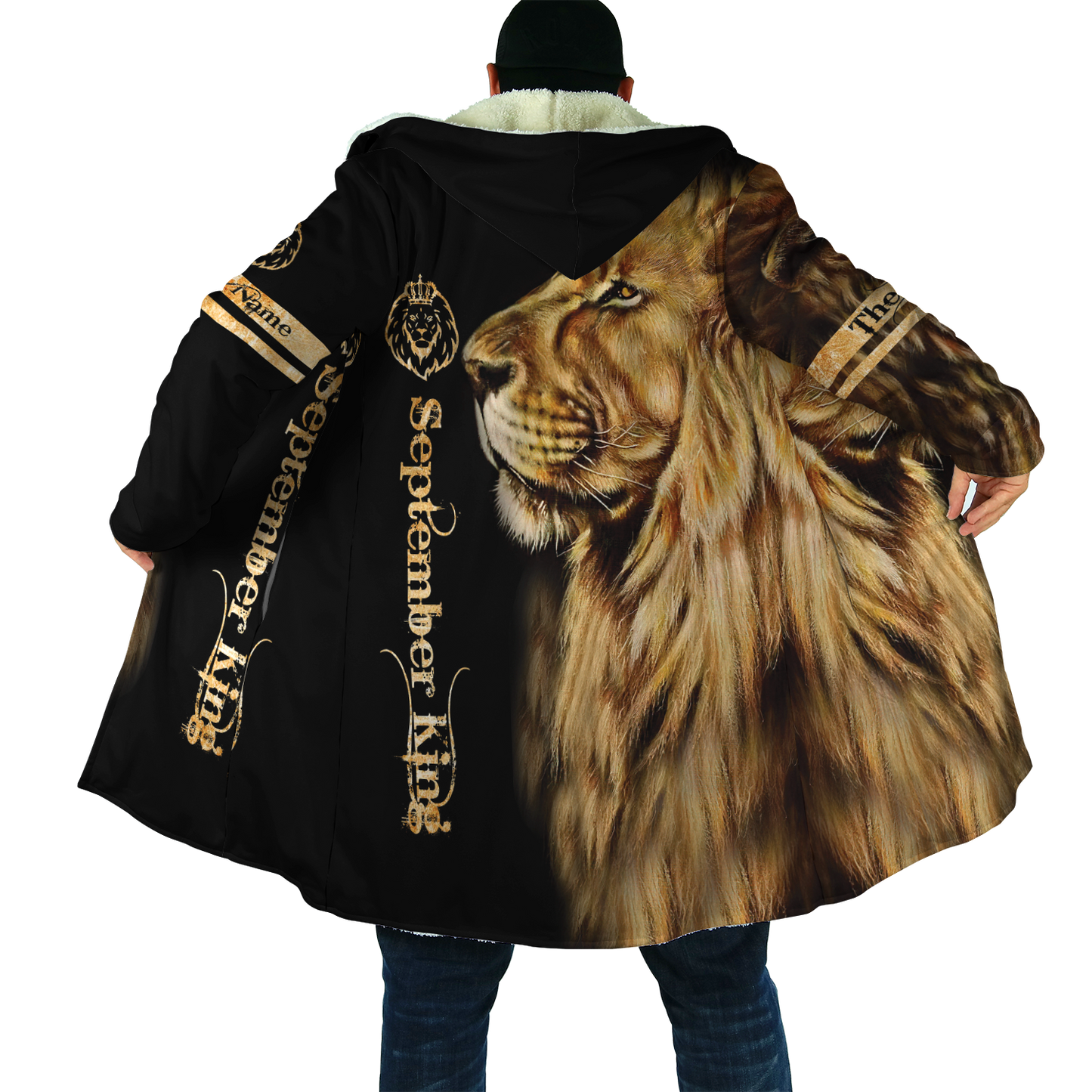 Custom Name September King Lion 3D All Over Printed Unisex Shirts
