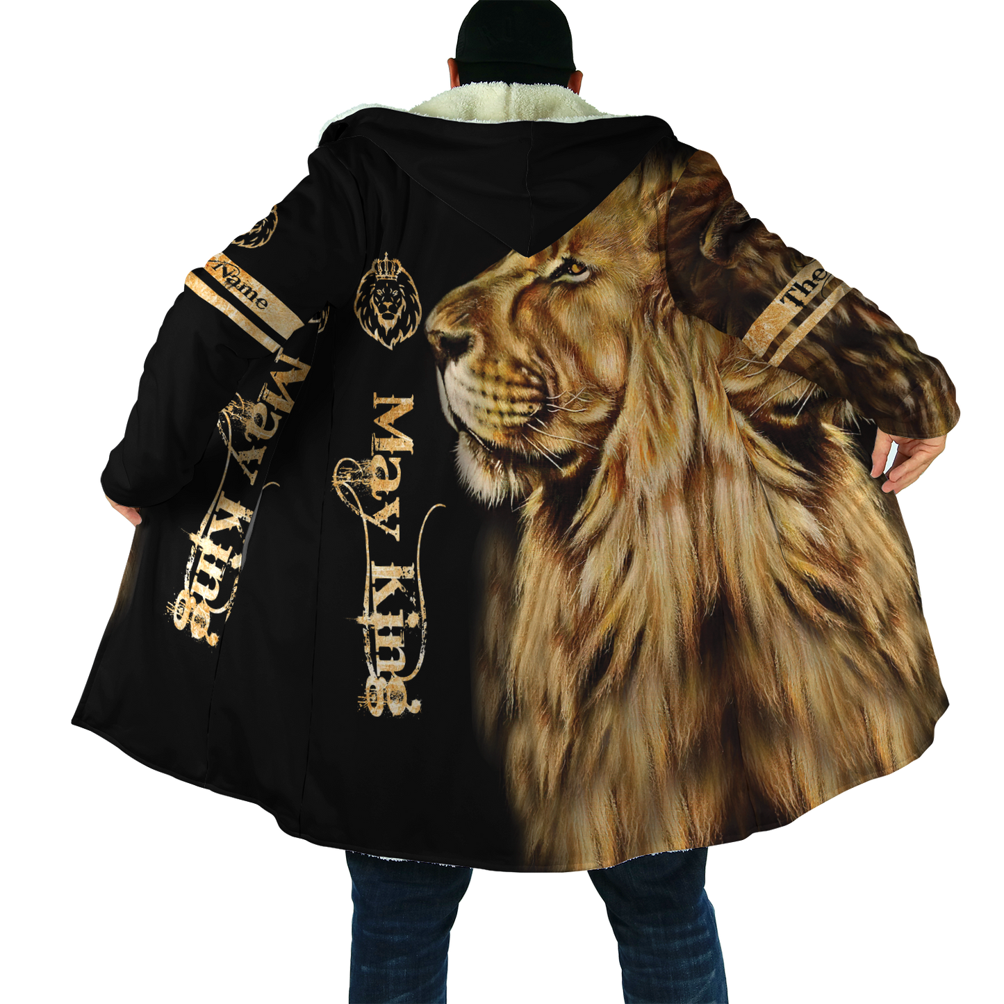 Custom Name May King Lion 3D All Over Printed Unisex Shirts