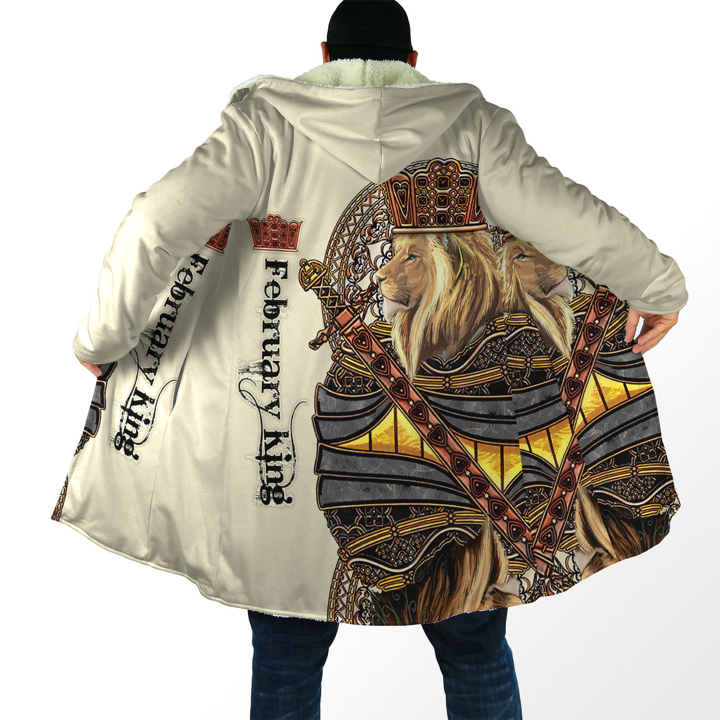 February King Lion 3D All Over Printed Unisex Shirts