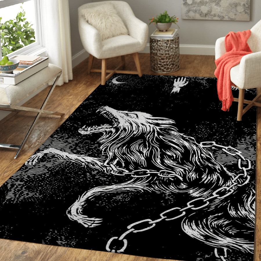 Viking 3D All Over Printed Rug