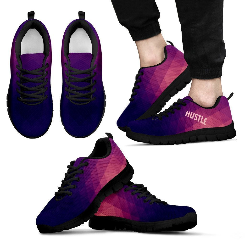 Hustle Black men's Sneakers-6teenth World™-Men's Sneakers-US5 (EU38)-Vibe Cosy™