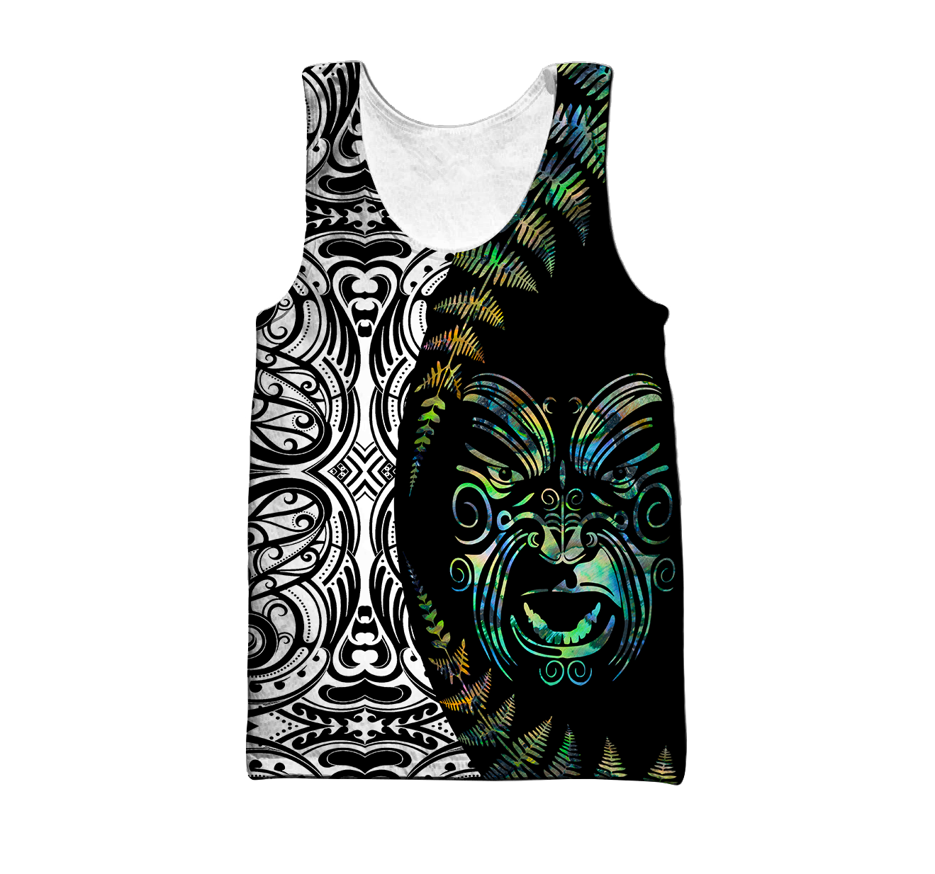 Maori paua shell 3d all over printed shirt and short for man and women HHT21072003-Apparel-PL8386-Tank top-S-Vibe Cosy™