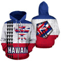 Hawaii Flag Polynesian Hoodie - Line Style - AH J1-ALL OVER PRINT HOODIES (P)-Phaethon-Zip-Up Hoodie-S-Vibe Cosy™