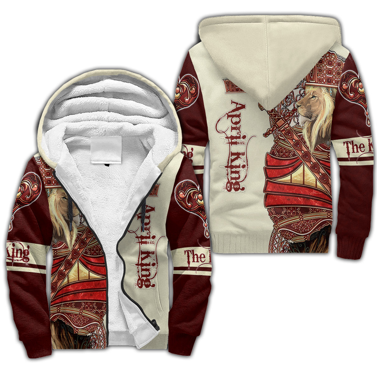 April King Lion 3D All Over Printed Unisex Shirts