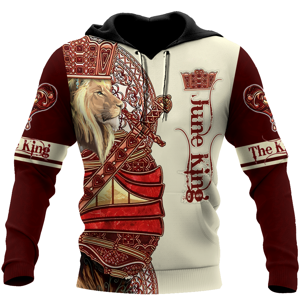 June King Lion 3D All Over Printed Unisex Shirts