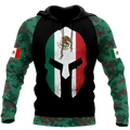 Mexican Coat Of Arm 3D All Over Printed Shirts For Men and Women TA09182002