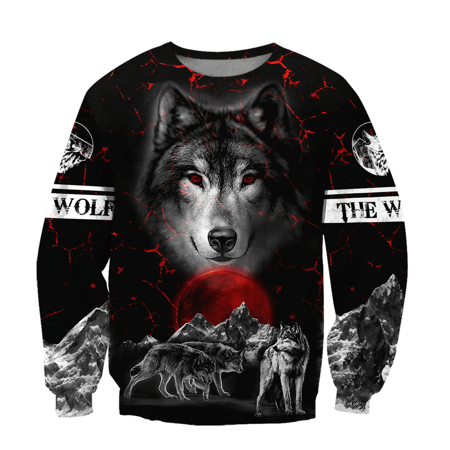 Night Wolf 3D All Over Printed Hoodie For Men and Women AM092005