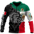 Mexican Aztec 3D All Over Printed Shirts For Men and Women