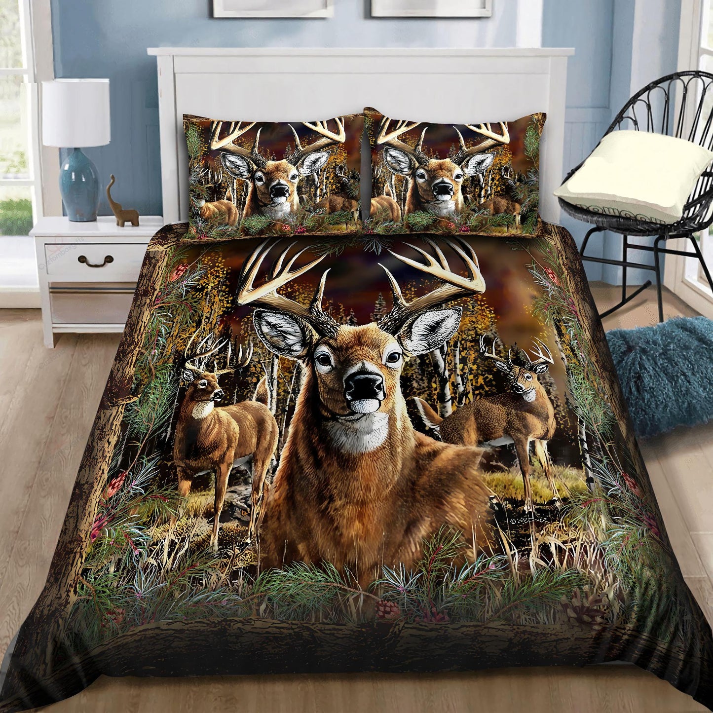 Deer Bedding Bedding Set LAM