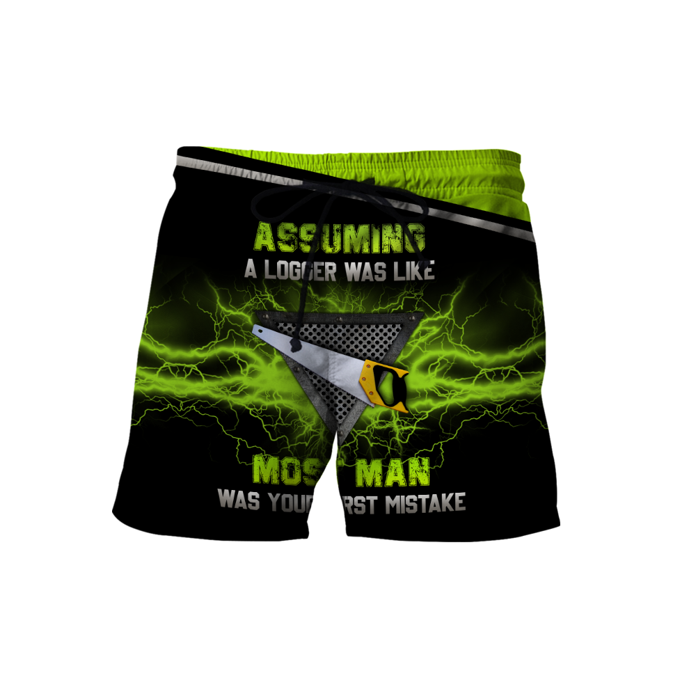 Logger Chainsaw Blight Green Unisex shirts DA13102002