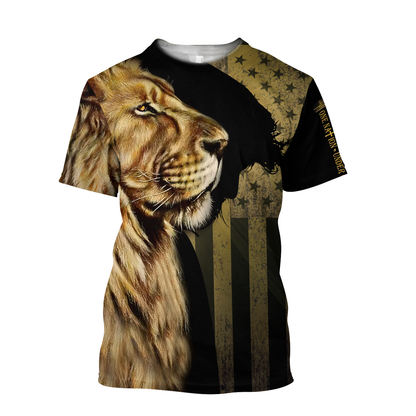 God Bless American - Lion Over Unisex Shirts