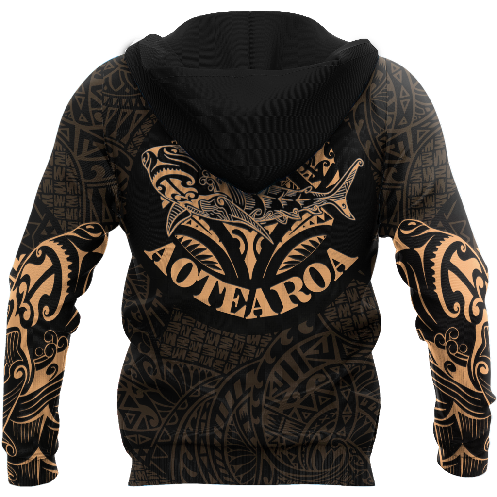 Maori shark tattoo 3d all over printed shirt and short for man and women HHT17072001-Apparel-PL8386-Hoodie-S-Vibe Cosy™
