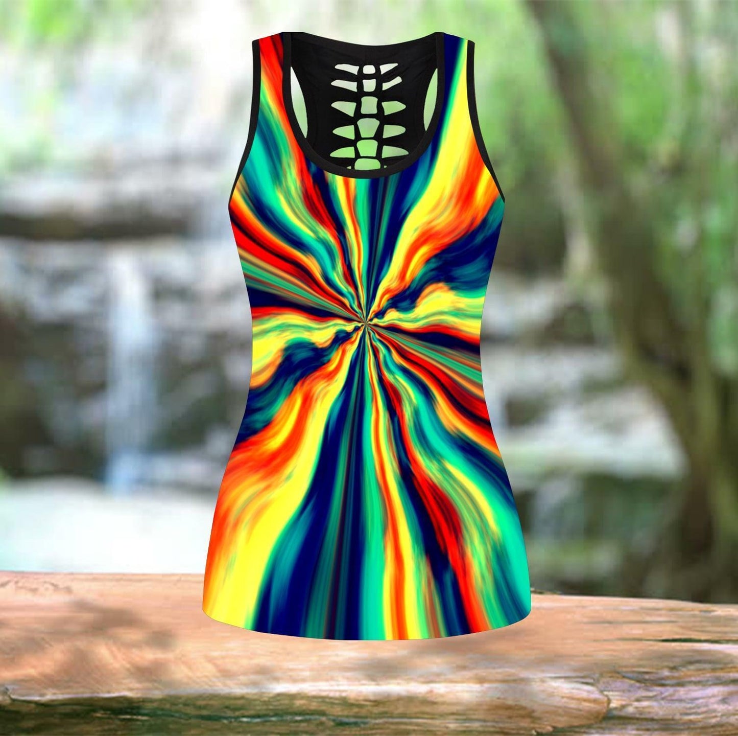 Hippie Colorful Painting Combo Outfit DQB07092007-TQH-Apparel-TQH-No Legging-S-Vibe Cosy™