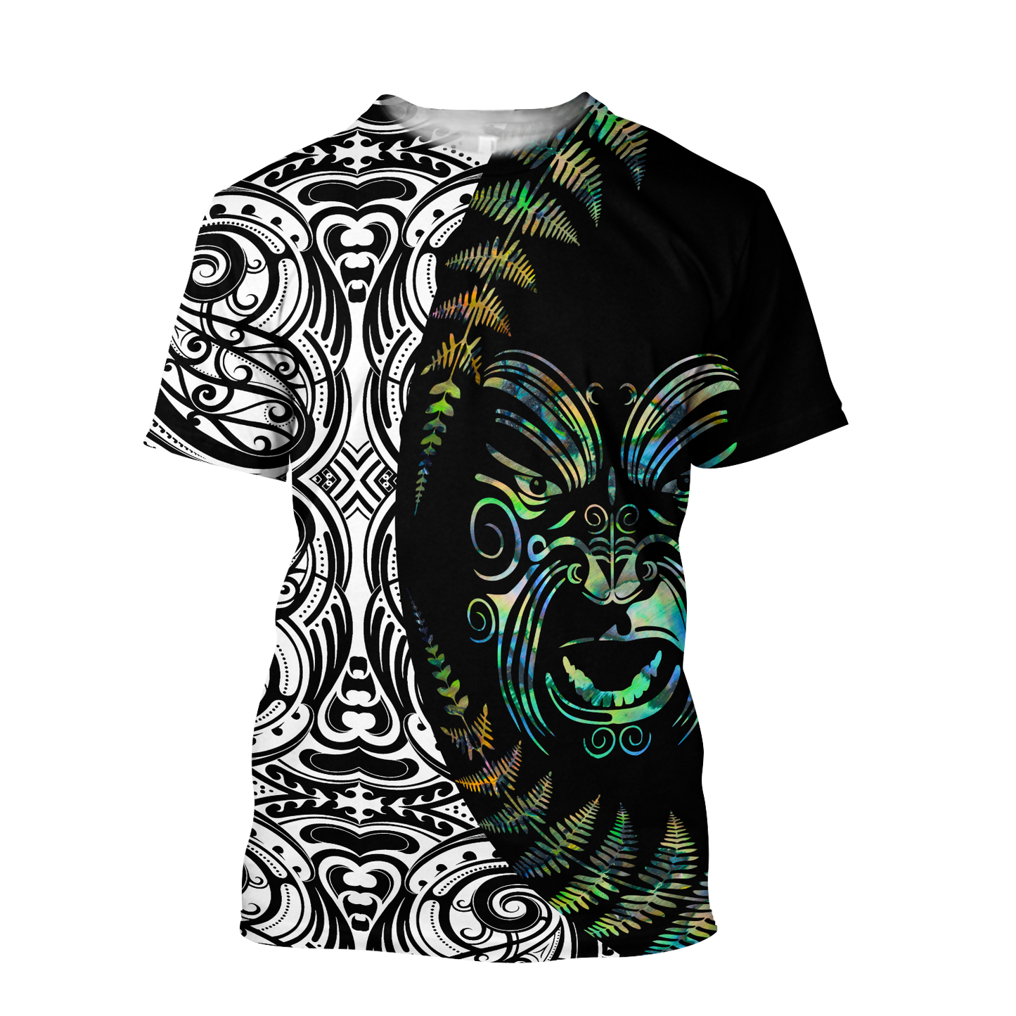 Maori paua shell 3d all over printed shirt and short for man and women HHT21072003-Apparel-PL8386-T-shirt-S-Vibe Cosy™