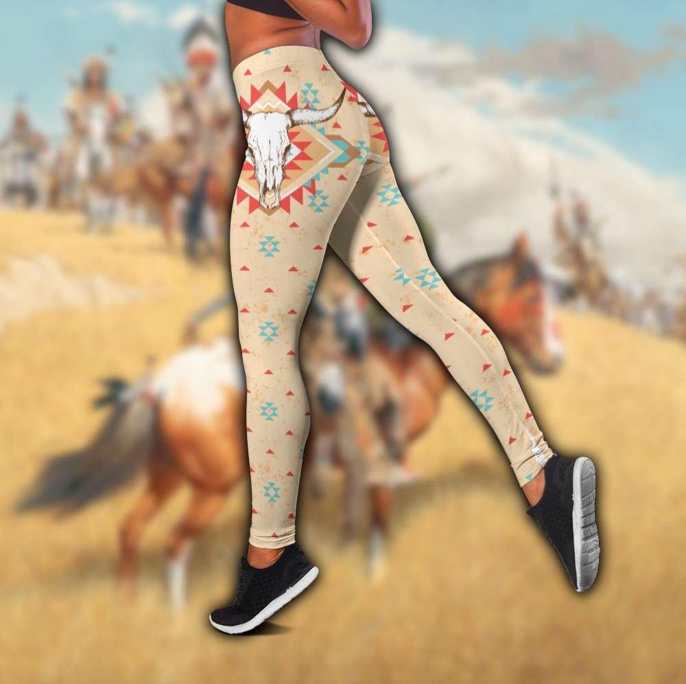 Native American legging + hollow tank combo