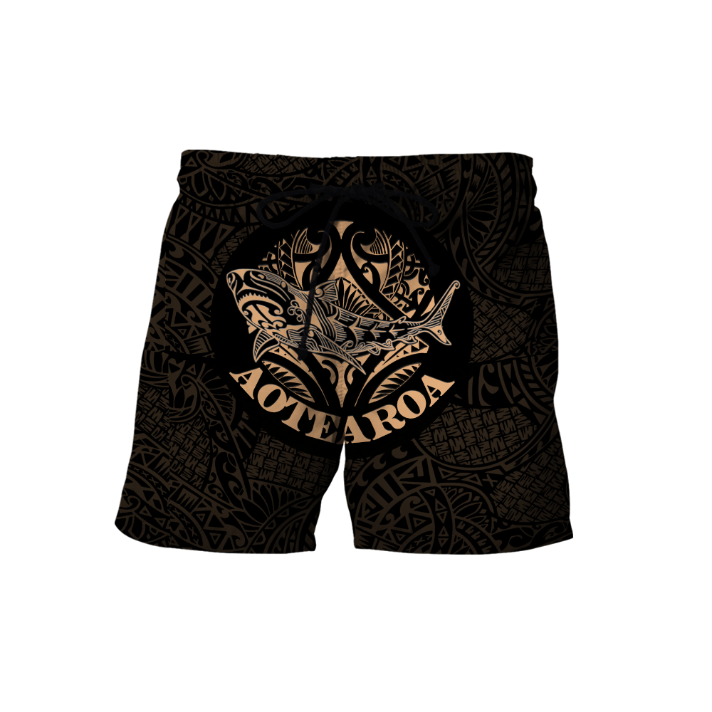 Maori shark tattoo 3d all over printed shirt and short for man and women HHT17072001-Apparel-PL8386-Shorts-S-Vibe Cosy™