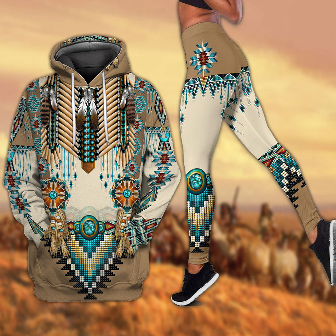 Native American 3D All Over Printed Shirts for Women