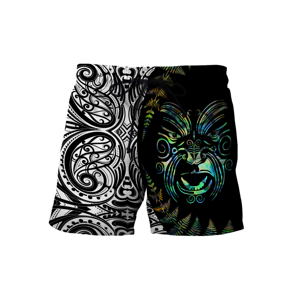 Maori paua shell 3d all over printed shirt and short for man and women HHT21072003-Apparel-PL8386-Shorts-S-Vibe Cosy™