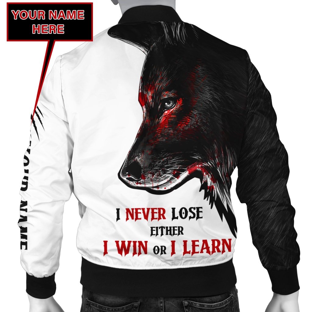 Custom Name January Guy Wolf 3D All Over Printed Unisex Shirts