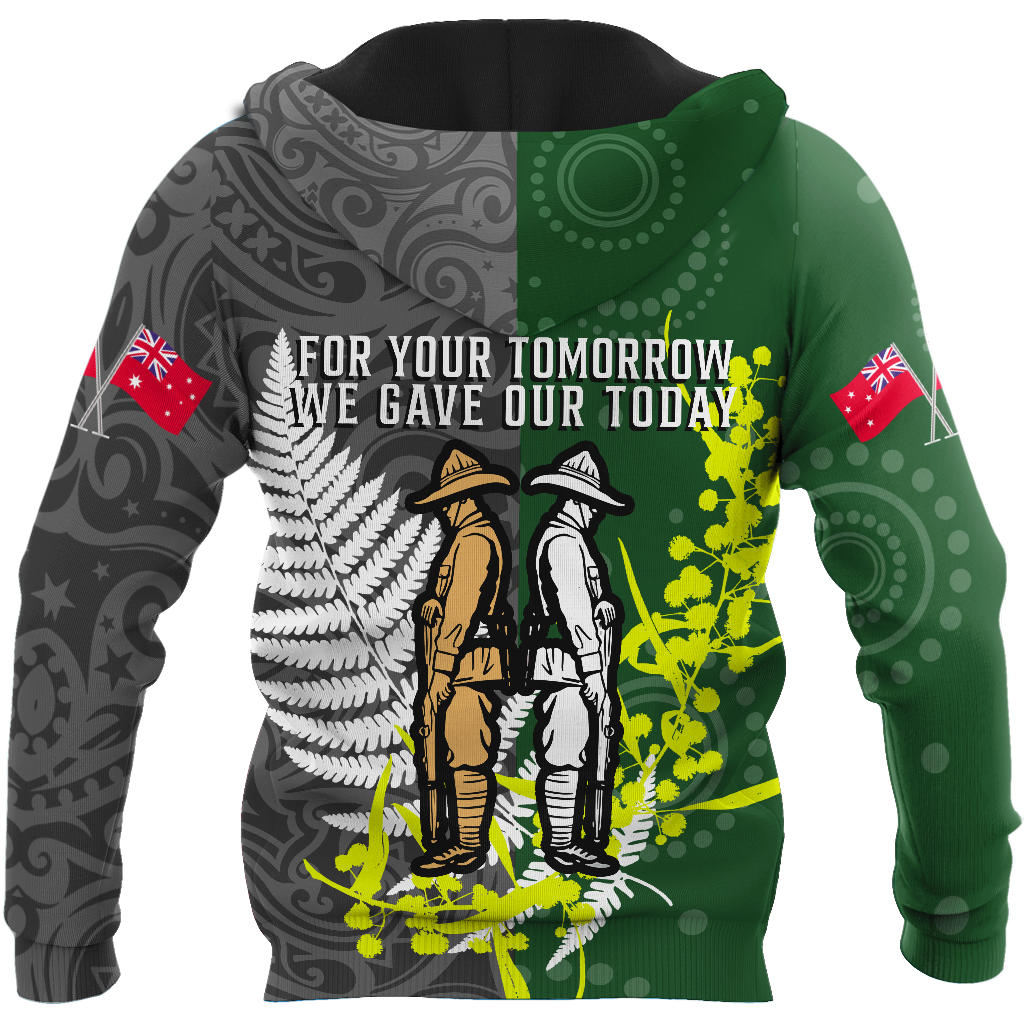 Honor and respect day culture Australia and Kiwi Veteran 3D print shirts