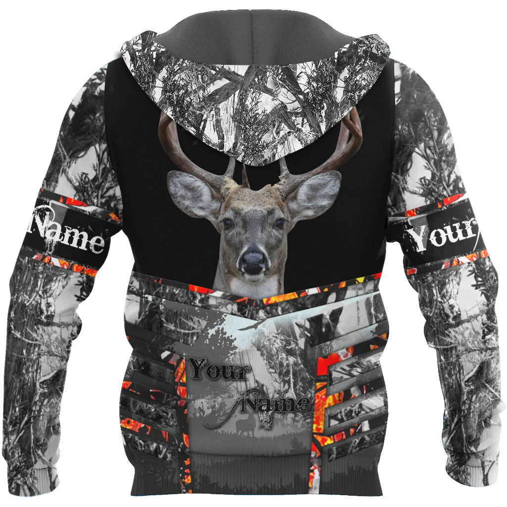 Persionalized Name - Deer Hunting Camo 3D All Over Printed Unisex Shirts