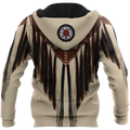 Native Cowboy Jacket No11 Cosplay 3D Over Printed Unisex Deluxe Hoodie ML