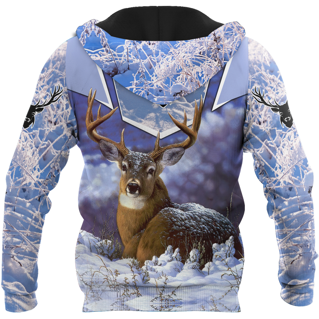 Persionalized Name - Love Deer 3D All Over Printed Unisex Shirts