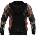 Native Cowboy Jacket No19 Cosplay 3D Over Printed Unisex Deluxe Hoodie ML