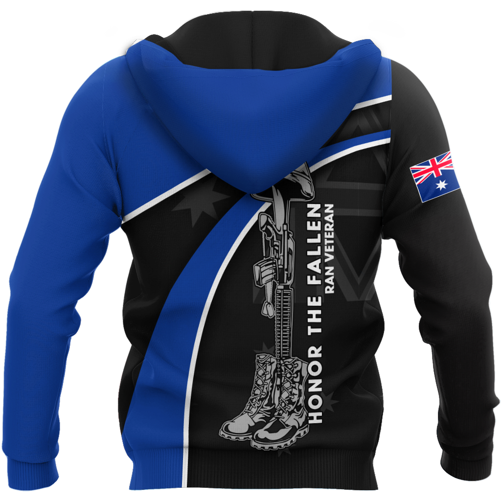 Lest we forget Honor the fallen RAN Veteran 3D print shirts