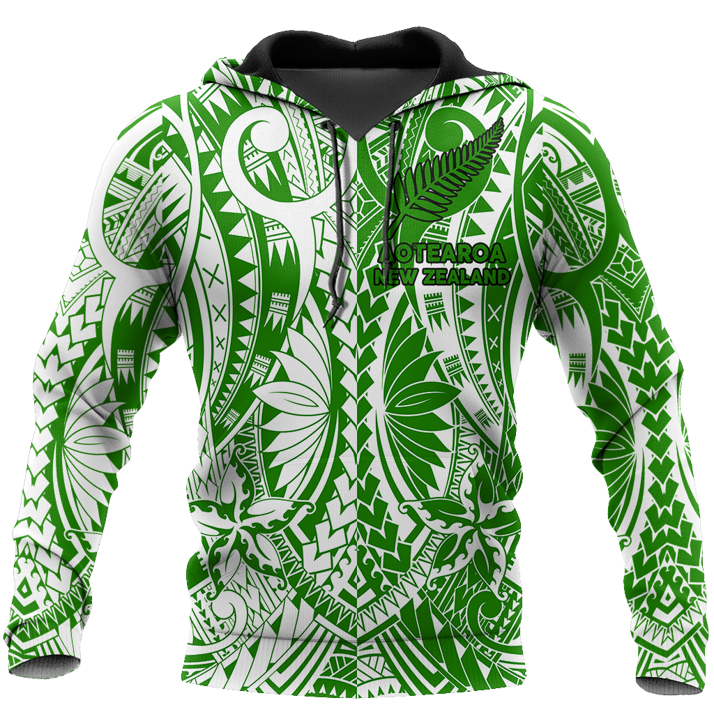 New zealand Aotearoa silver fern classic 3d all over printed