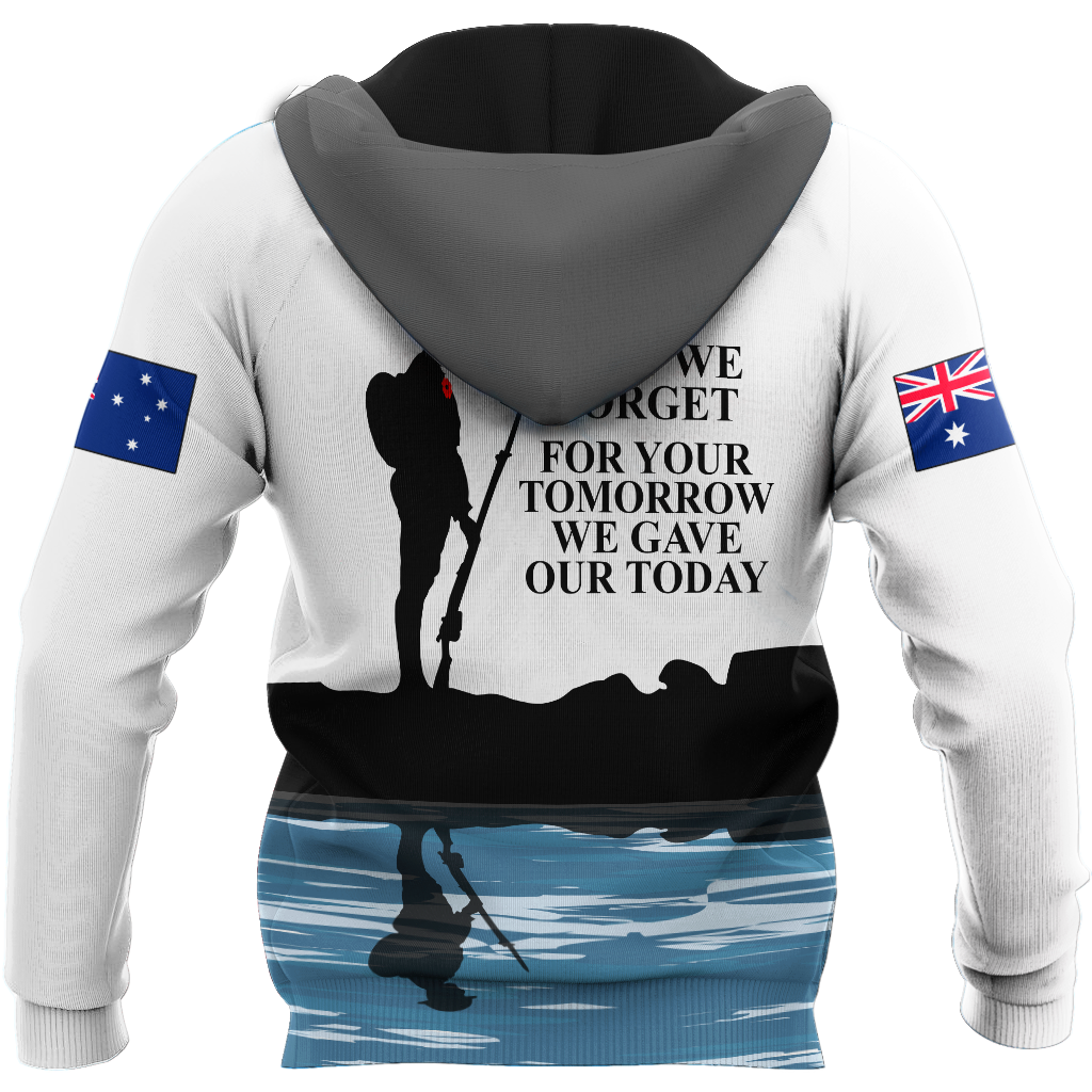 Lest we forget Honor the fallen AU Veteran 3D print shirts