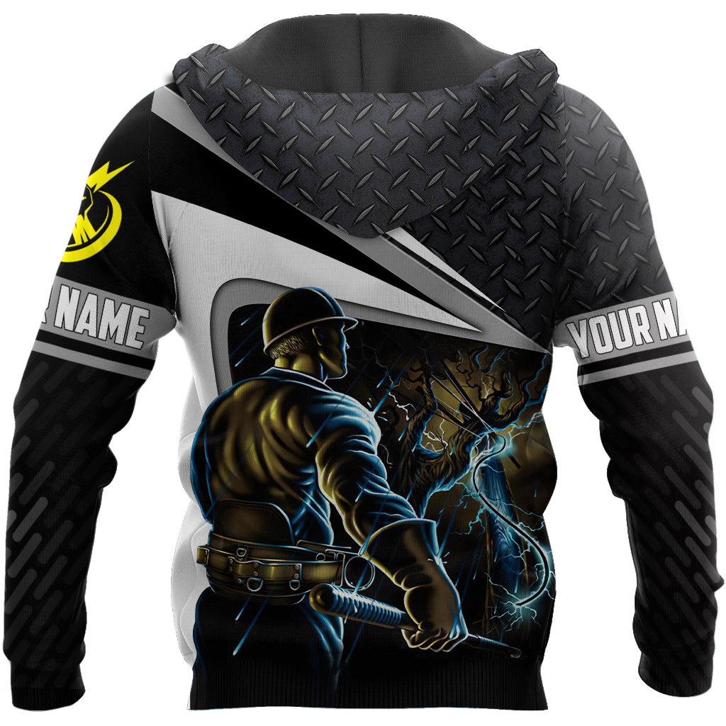 Premium Personalized 3D Printed Electrician Shirts MEI