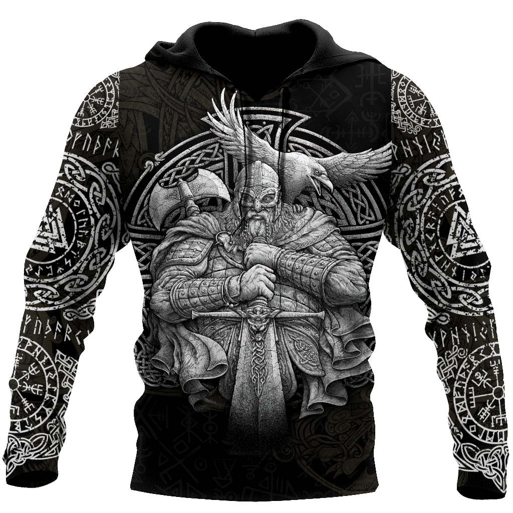 Customized Name Viking 3D All Over Printed Unisex Shirts