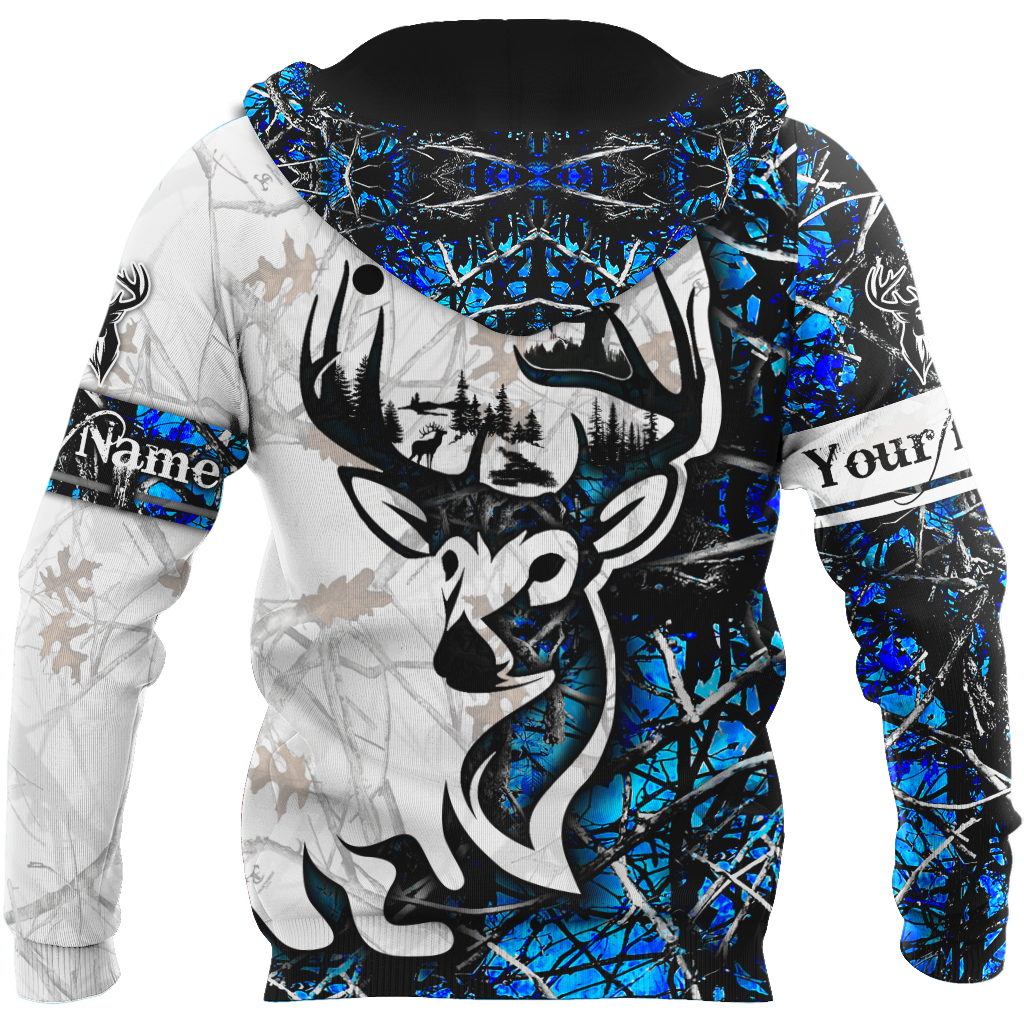 Deer Custom Name 3D Hoodie Shirt For Men And Women LAM