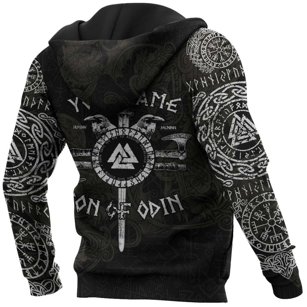 Customized Name Viking 3D All Over Printed Unisex Shirts