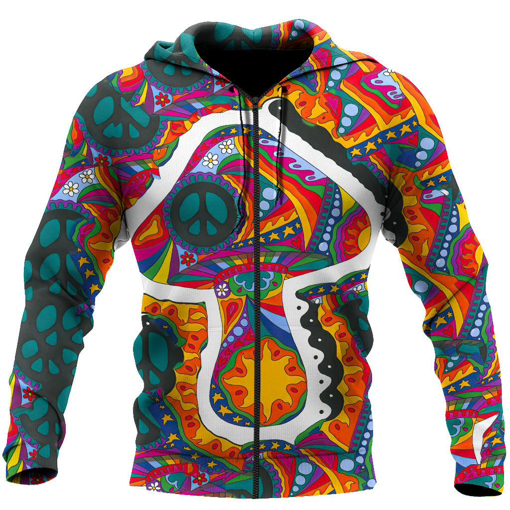 Hippie Organic 3D All Over Printed Hoodie Shirts For Men And Women MH09122002HH