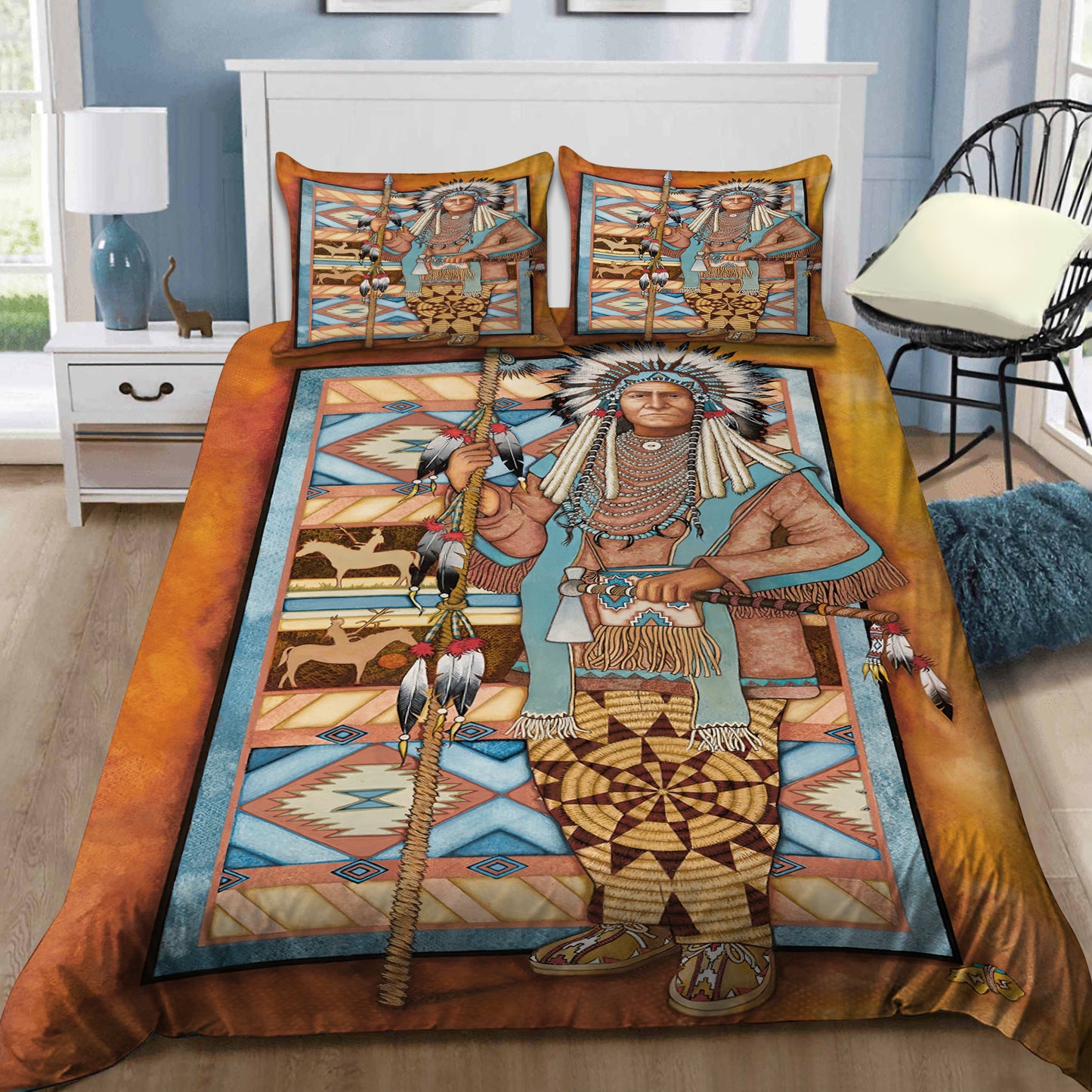 Native American 3D All Over Printed Bedding Set