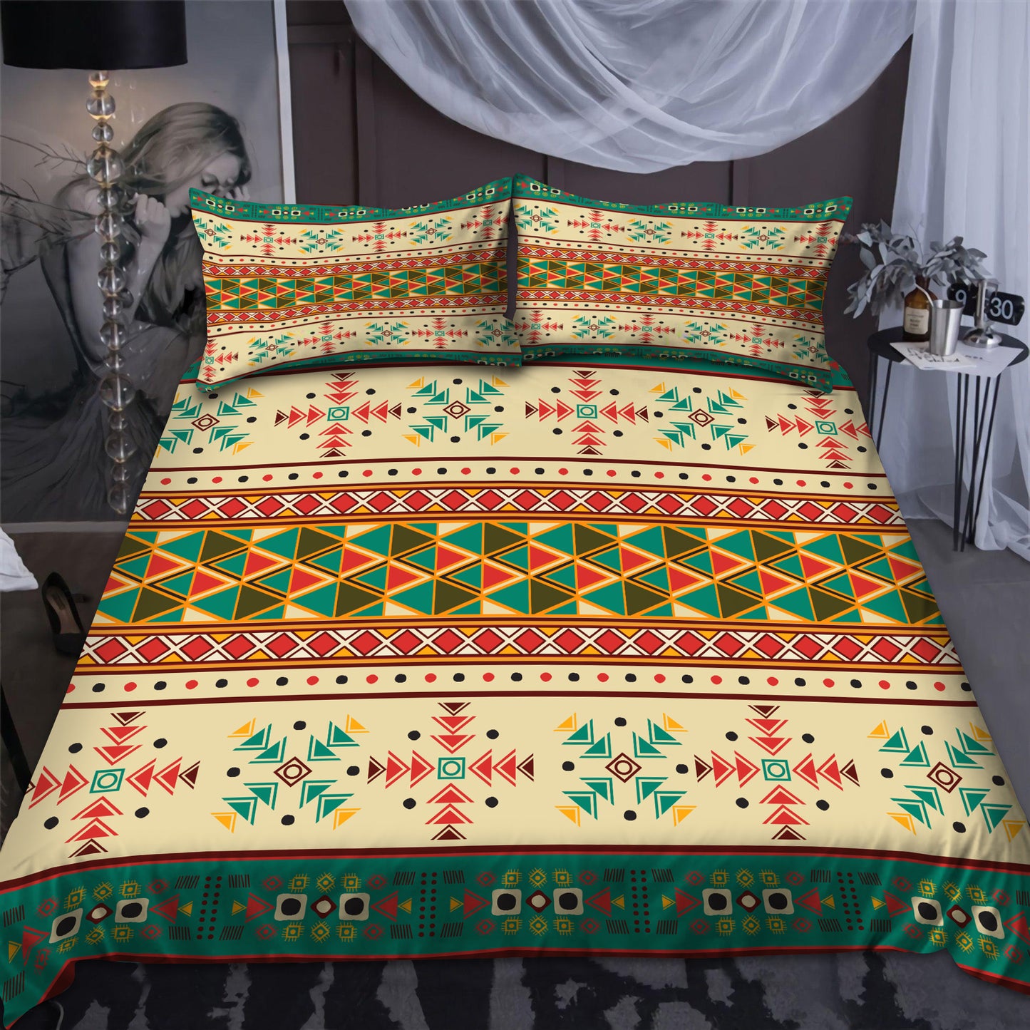 Native American 3D All Over Printed Bedding Set