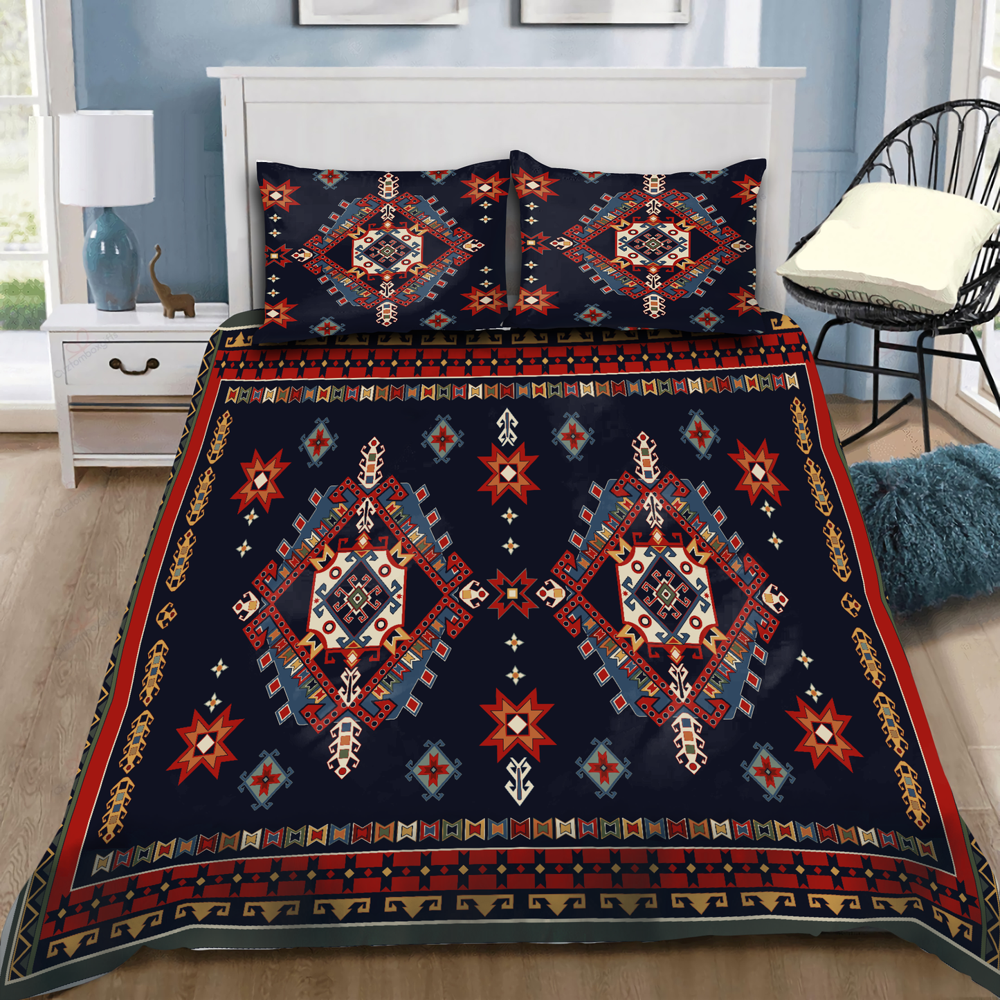 Native American 3D All Over Printed Bedding Set