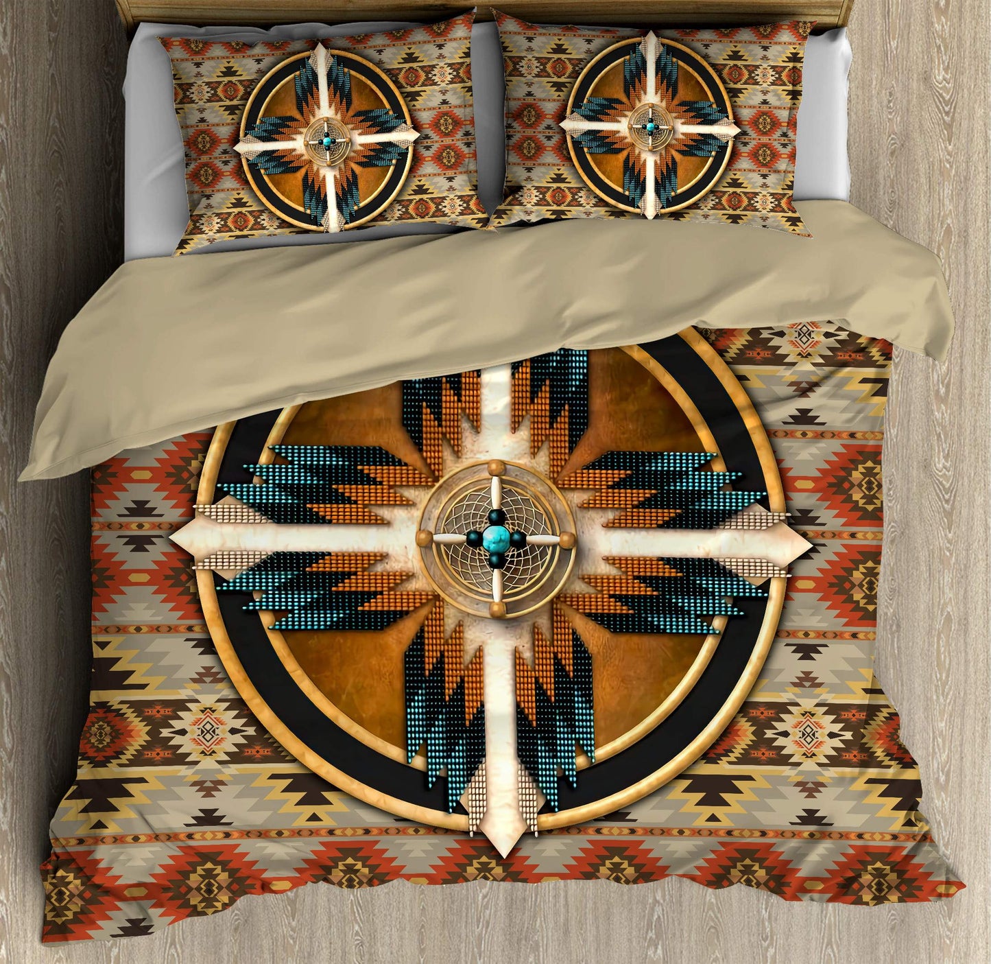 Native American 3D All Over Printed Bedding Set
