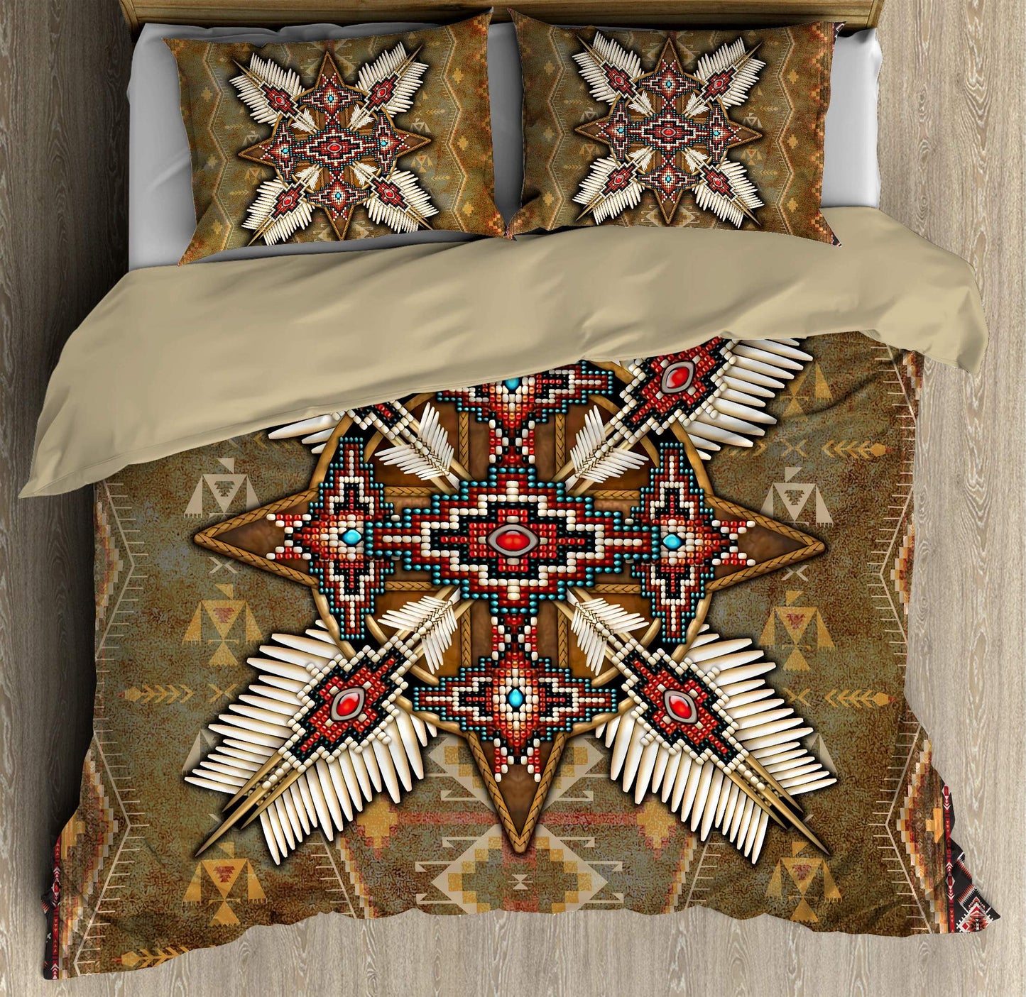 Native American 3D All Over Printed Bedding Set