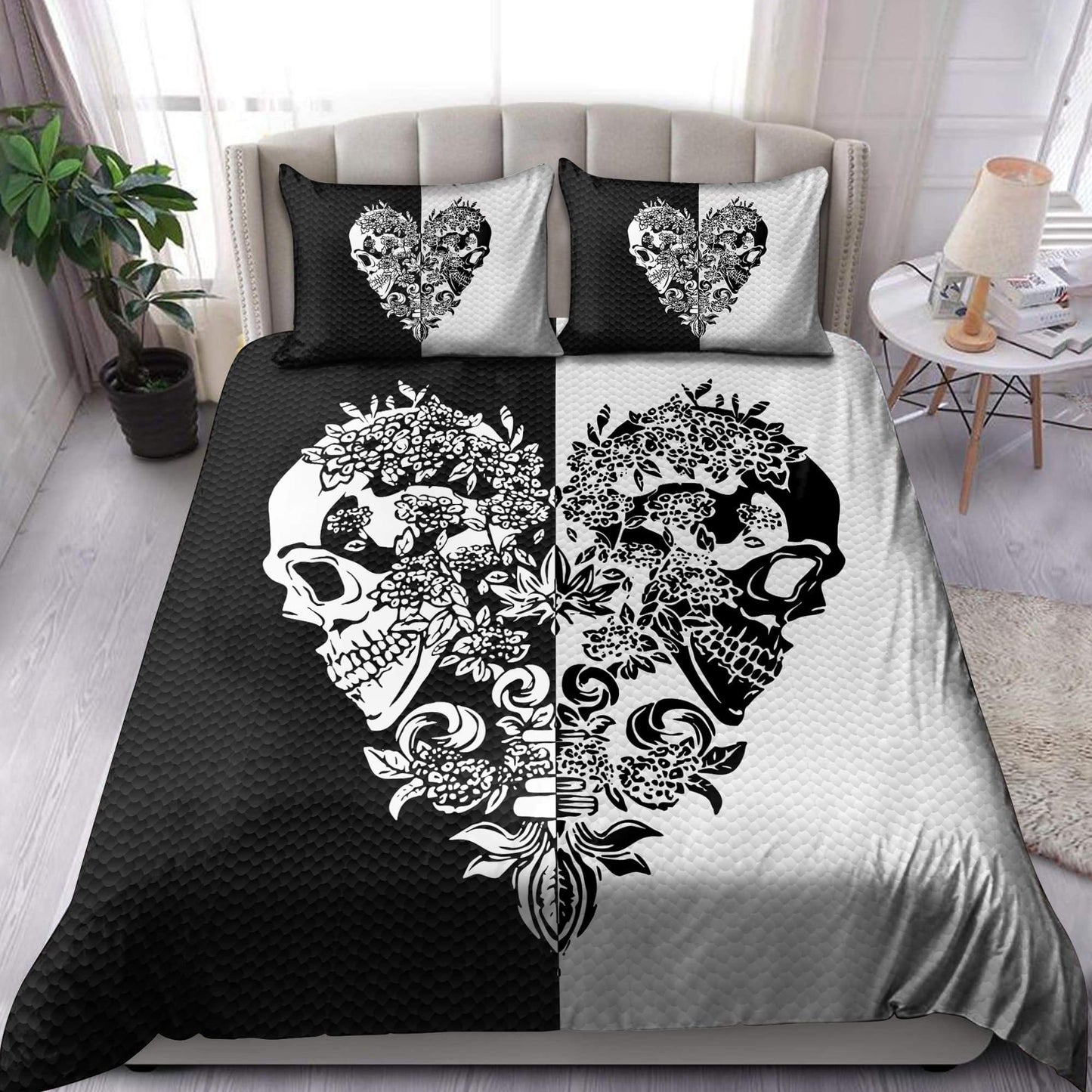 Gothic Art Skull 3D All Over Printed Bedding Set