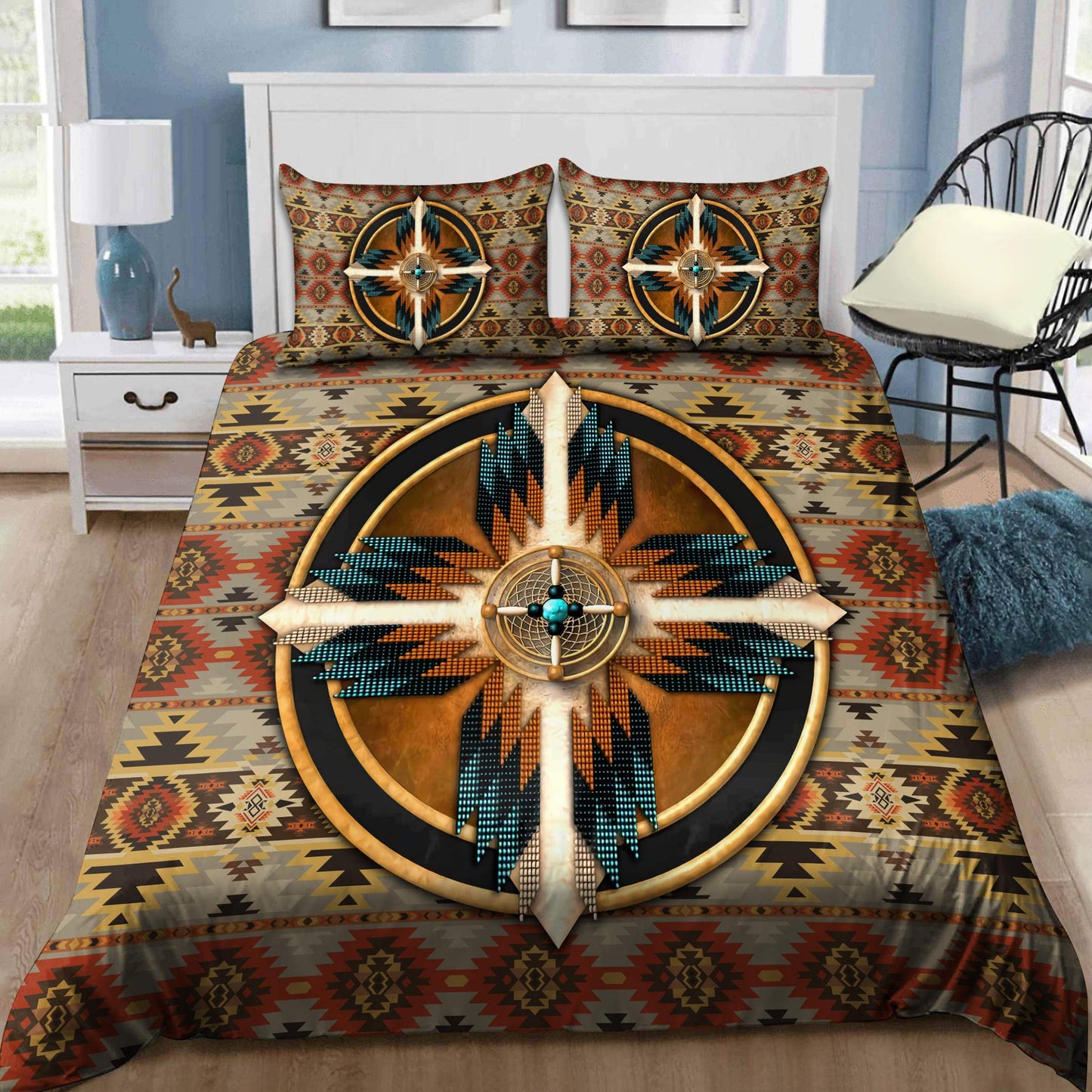 Native American 3D All Over Printed Bedding Set