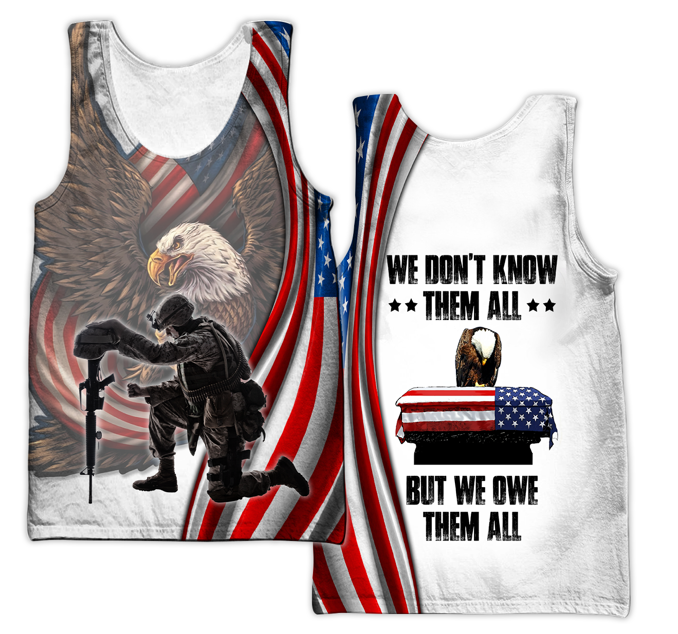 US Veteran 3D All Over Printed Unisex Hoodie