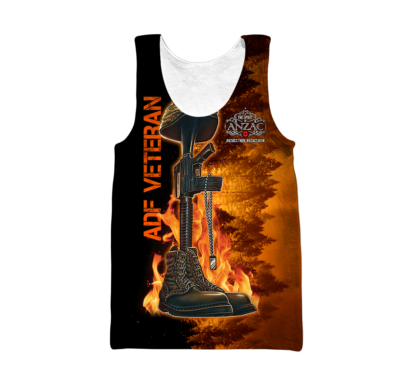 Honor the fallen ADF Veteran 3D print shirts