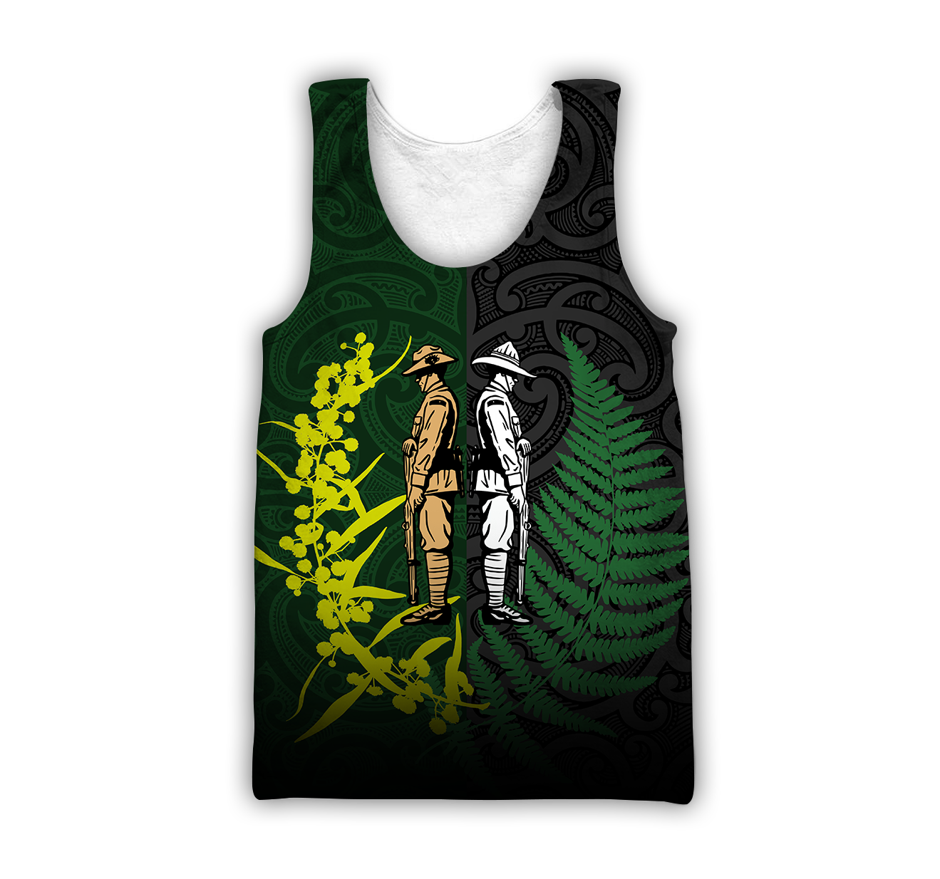 The ode remembrance Kiwi and Australia Soldier 3D print shirts