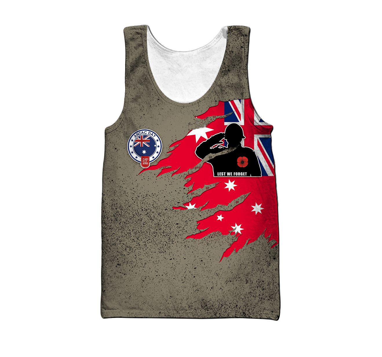 Anzac day remembrance Kiwi and Australia Veteran uniforms 3D print shirt