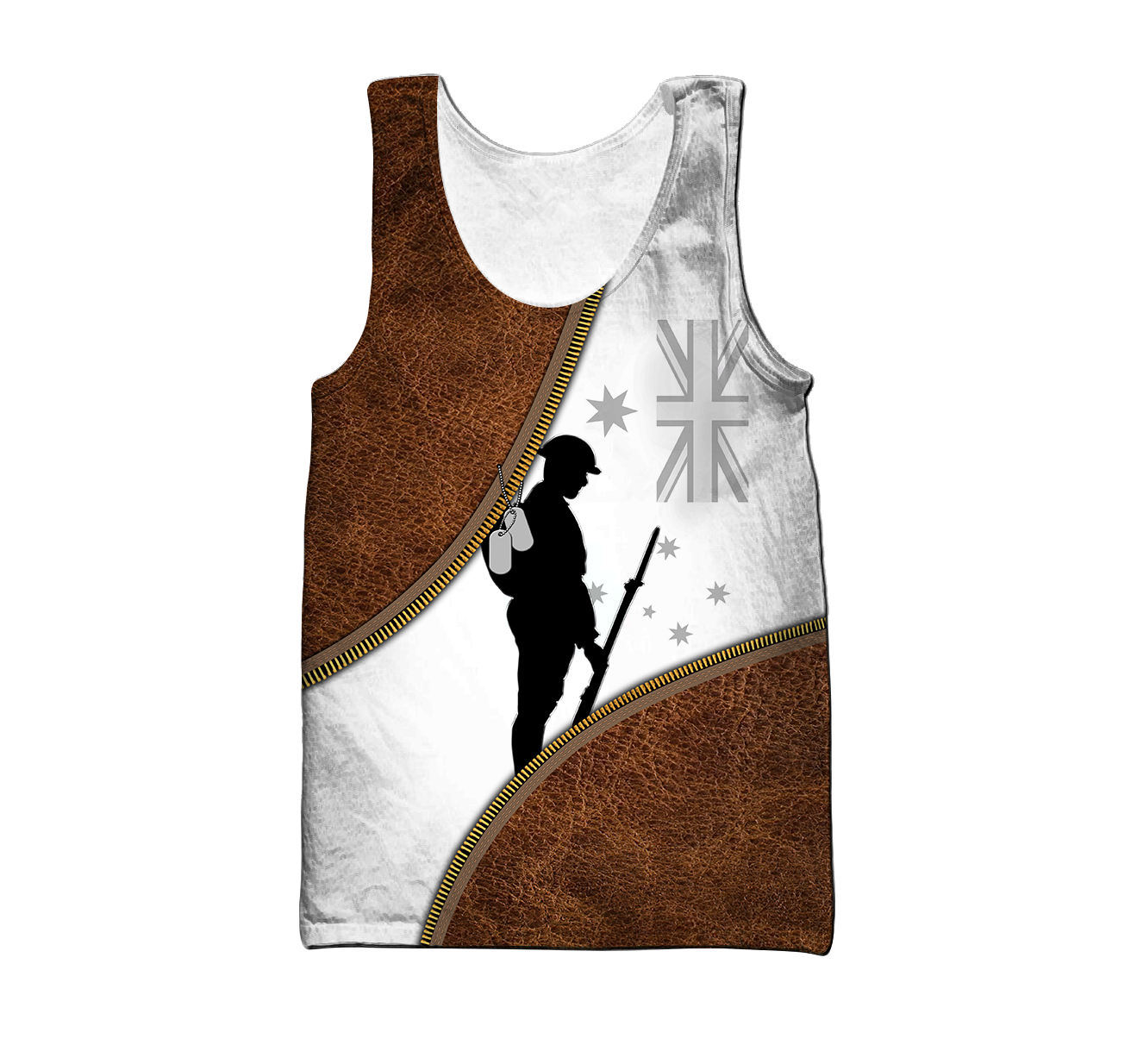 Custom name Remembrance Australia Soldier 3D print zip cosplay shirts