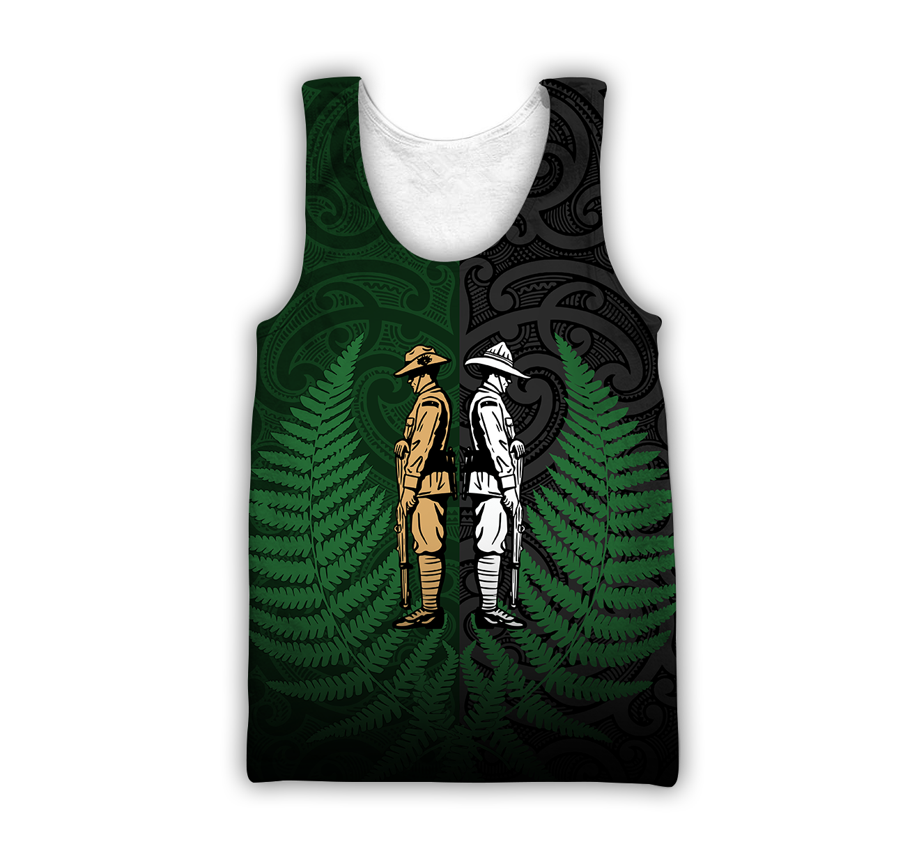 Honor and respect day New Zealand and Australia Soldier