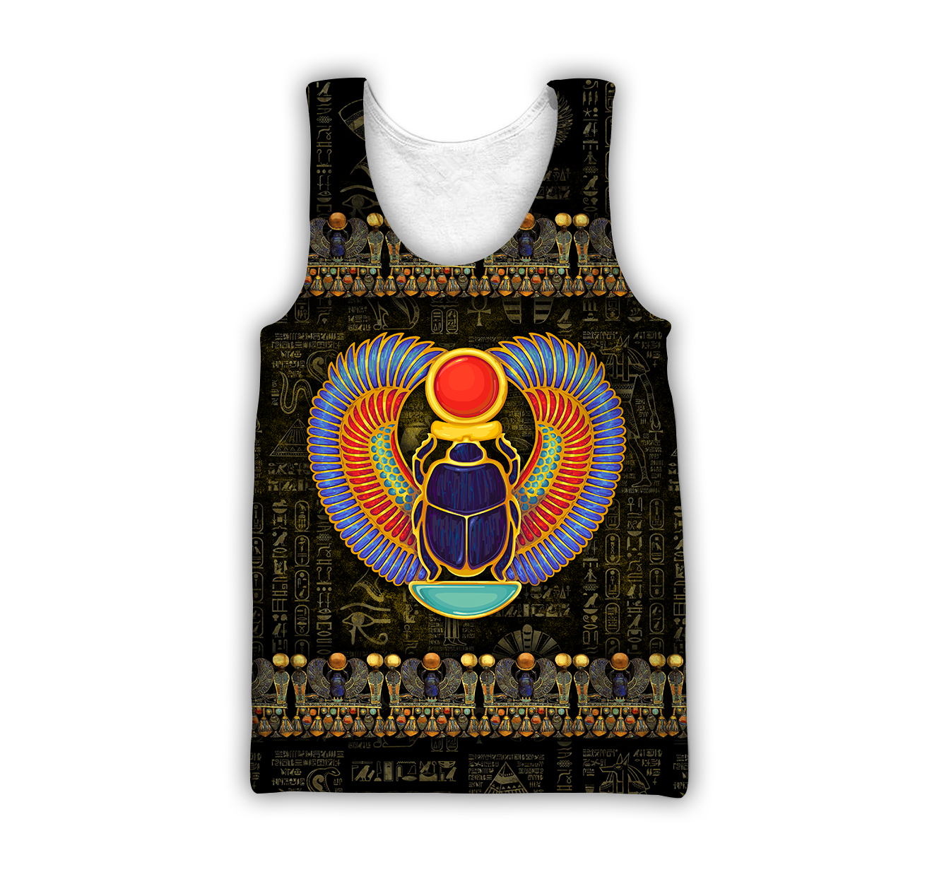 Egyptian Gods Ancient Khepri heart unisex 3d all over printed shirts